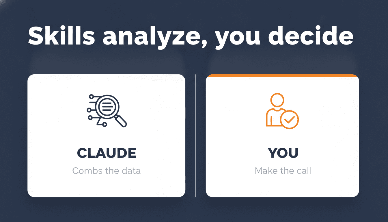 Claude combs the data, you make the call