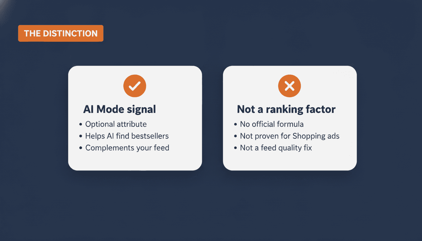 What popularity_rank is versus what it is not